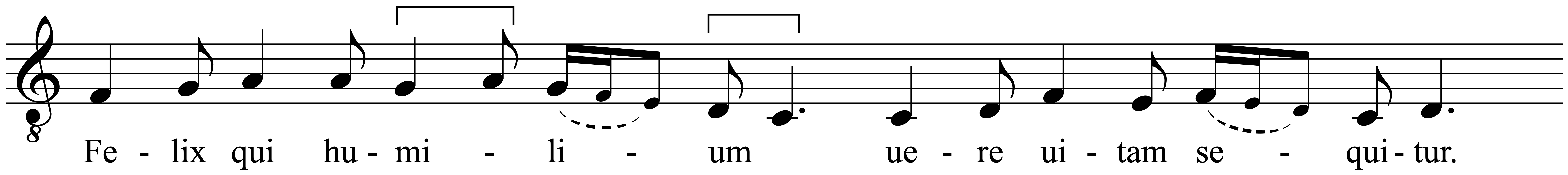 Work musical notation